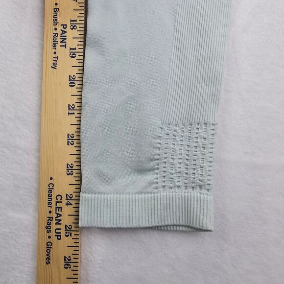 Teal Ombre Yoga Leggings Gymshark Womens Large Athletic Gym Pull On Stretch - Picture 12 of 13